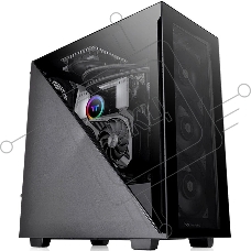 Компьютерный корпус Thermaltake Divider 300 TG черный без БП ATX 2x120mm 2xUSB3.0 1xUSB3.1 audio front door bott PSU