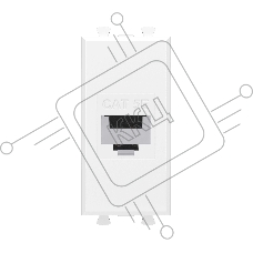Розетка компьютерная DKC 4400661 1 модуль, Avanti 