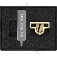 Шильд-символ Moleskine Zodiac Весы, металл, золотистый, коробка с европодвесом, PINLIBRAGOLD