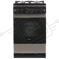 Плита газовая Gefest 5500-02 0069 серебристый/черный, конфорок 4 шт, духовка 52 л, 50 см x 85 см x 58.5 см