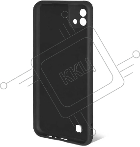 Чехол (клип-кейс) DF rmOriginal-10, для Realme C20/C11 (2021), черный [df rmoriginal-10 (black)]