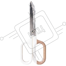 Ножницы офисные Deli Nusign ENS056-WT 145мм титановое покрытие сталь белый (упак.:1шт) блистер