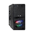 Корпус Minitower ExeGate mEVO-7803 (mATX, без БП, 2*USB+1*USB3.0, HD аудио, черный, 2 вент. 12см с RGB подсветкой)