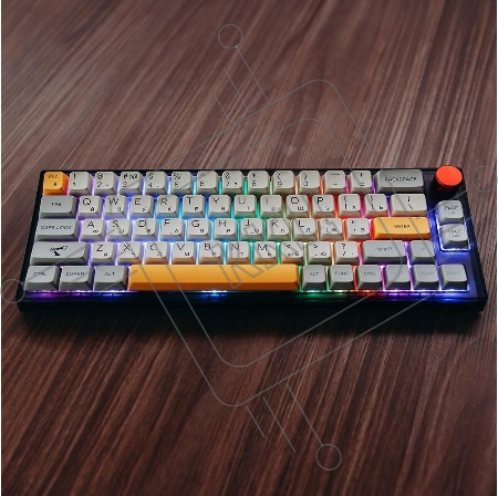 Клавиатура Epomaker TH66 Pro Keyboard Flamingo Black Theory 