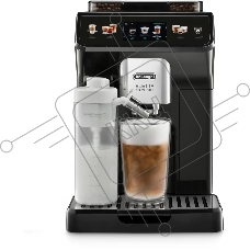 Кофемашина автоматическая DeLonghi ECAM450.55.G черный, исп. кофе - зерновой/молотый, 1.8 л, 1450 Вт, 19 Бар.
