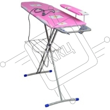 Доска гладильная НИКА 3+, фанера, европодставка под утюг (полимер) с термосиликоном, 122/34,5