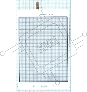 Сенсорное стекло (тачскрин) для Samsung Galaxy Tab A 8.0 SM-T351 SM-T355, белое