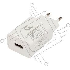 Адаптер питания Cablexpert MP3A-PC-39 100/220V - 5V USB 1 порт, 1A, белый