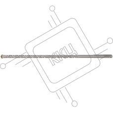 Бур по бетону, SDS-Plus, GreatFlex Light, 10x310 мм