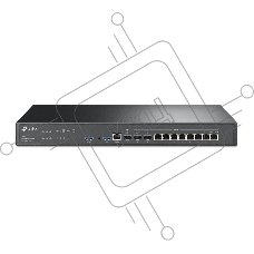 Маршрутизатор TP-Link ER8411, 8×1 Гбит/с + 1×1 Гбит/с SFP + 2×10 Гбит/с SFP+, настраиваемый