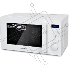 Микроволновая печь Hyundai HYM-M2060 белый, 20 л, 700 Вт, переключатели - кнопки/поворотный механизм