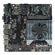 Материнская плата AFOX AFMIN100-1L-V2, Intel N100, SoC, 1xDDR4, 1xSATA, 1xM.2, 1xHDMI, 1xVGA, 1x 1Gb LAN, 2xUSB-A 2.0, 2xUSB-A 3.2 Gen 1, 2x3.5 мм, 7.1, Thin Mini-ITX
