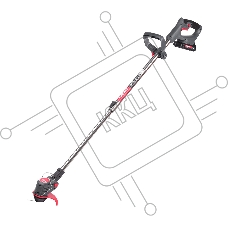 Триммер аккумуляторный Победа ТА 201 акб 21В 1,5Ач, 145мм ширина кошения, катушка и 2Т ножи