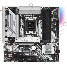 Материнская плата ASRock B760M Pro RS WiFi, LGA 1700, Intel B760, 4xDDR5, 4xSATA, 3xM.2, 1xPCIe 5.0 x16, 1xPCIe 3.0 x16, 1xHDMI, 1xDP, 1x2.5Gb LAN, Wi-Fi 6E, Bluetooth 5.3, 1xUSB-C 5Gbps, 3xUSB-A 5Gbps, 2xUSB-A 2.0, 3x3.5 мм, 7.1, mATX