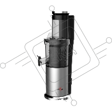 Соковыжималка Atvel PowerTwist J7 серый, шнековая вертикальная, 180 Вт, 700 мл, электронное, реверс