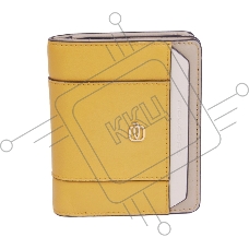 Кошелек женский Piquadro Circle PD6660W92R/GBE шафрановый/бежевый натур.кожа
