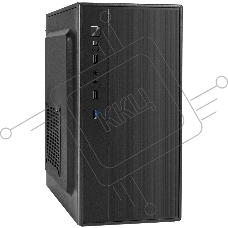 Корпус Minitower ExeGate BAA-408U-UNS450 (mATX, БП UNS450 с вент. 12см, 2*USB+1*USB3.0, HD Audio, черный)