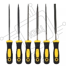 Набор надфилей Deli DL2141 6шт подшипниковая сталь, противоскользящая рукоятка