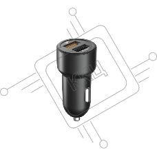 Автомобильное зарядное устройство OLMIO 2USB, QuickCharge3.0+Smart IC, 5.4A, 30W