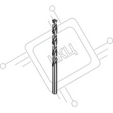Сверло по металлу KRAFTOOL HSS-G 8.5 х117мм, HSS-G, сталь М2(S6-5-2)