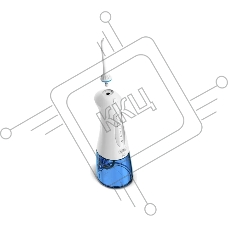 Ирригатор BQ IR001 White-Blue, Мощность: 10 Вт, Портативный, Объем резервуара 300 мл, 2 насадки и дорожный чехол в комплекте, 3 режима работы: Normal (нормальный), Soft (мягкий), Pulse (импульсный), Уровень влагозащиты: IPX7, Давление воды: 140-800 кПа, Ч