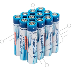 Батарейки солевые Gembird GB-R03P-12F, тип AAA, 12шт, пленка