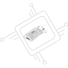 Сетевое Зарядное Устройство Bion, USB-A, 5 Вт, белый