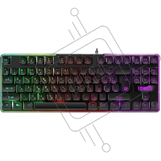 Игровая клавиатура проводная Defender Torius GK-207 RU,черн,87кн+FN,радуж,1.5м