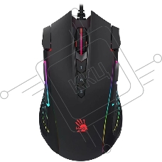 Мышь проводная A4Tech Bloody J90s черный, 8000 dpi, USB, кнопки - 12