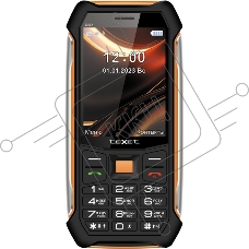Мобильный телефон TeXet TM-D412 черный-оранжевый