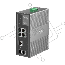 Коммутатор TP-Link Omada IES206GPP, 4×1 Гбит/с PoE + 1×1 Гбит/с SFP + 1×1 Гбит/с Combo, настраиваемый