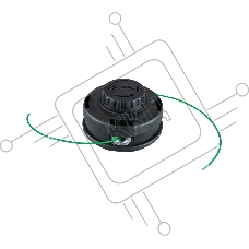 Головка для садовых триммеров Makita 191D92-5 d=2мм