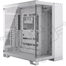 Компьютерный корпус без блока питания Case Corsair 6500X, Midi-Tower, TG, no fan, 4xUSB-A 3.2, 1xUSB 3.2 Type-C, E-ATX, ATX, mATX, mITX White