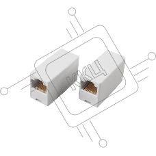 Переходник сетевой LAN, (гнездо 8Р8С (Rj-45) - гнездо 8Р8С (Rj-45)) Rexant