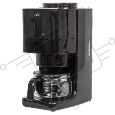 Кофеварка капельная JVC JK-CF37 чёрный, зерновой/молотый, 0.6 л, 730 Вт