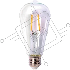 Лампа светодиодная филаментная Thomson TH-B2341 E27, эдисон, 7Вт, 6500К, белый холодный, 1 шт.