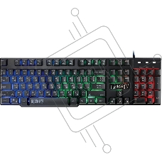 Клавиатура Qumo Unicorn K01, проводная, 104 клавиш мультимедиа, встроенная радужная подсветка
