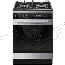 Плита газовая Gefest 6500-04 0069 черный, конфорок 4 газовых, духовка 52 л, 60 см x 85 см x 60 см