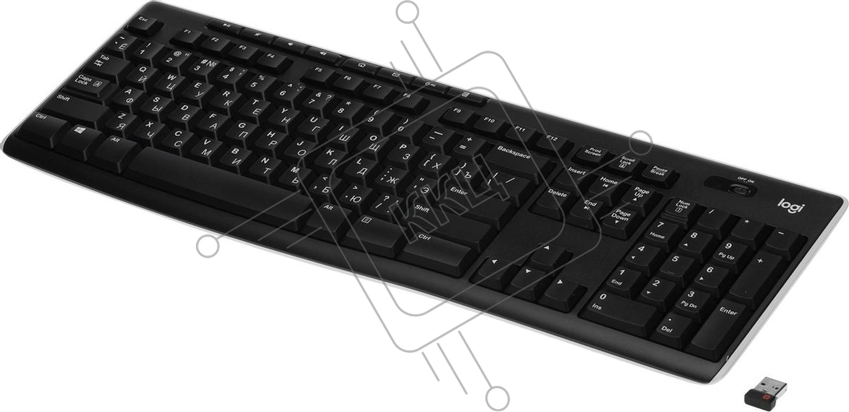 Клавиатура беспроводная Logitech Keyboard K270 Wireless 920-003757/920-003058