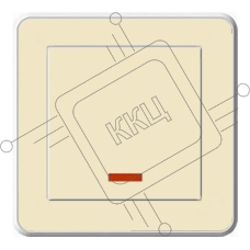 Выключатель 1-кл. СП W59 16А IP20 с индик. сл. кость SchE VS116-153-28