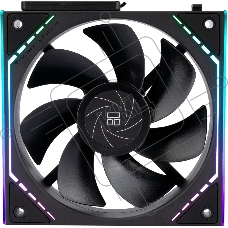 Кулер для корпуса Thermalright TL-M12QR Reverse (124x120x25mm, 4-pin PWM, ARGB, 47.6CFM, 23.2dBA, 1500RPM, черный)