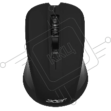 Мышь беспроводная Acer OMR010 черный, 1200 dpi, радиоканал, USB, кнопки - 3