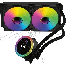 Система водяного охлаждения Bloody BD-LC240ARGB2 ARGB Soc-AM5/AM4/1200/1700/1851 белый 4-pin 22-35dB Al+Cu LCD 260W 1100gr Ret (BD-LC240ARGB2-WH)