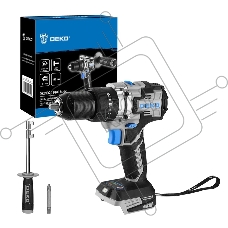 Дрель-шуруповерт Deko DKCID20 PRO 063-4457, Аккумуляторная, 20В, Без АКБ и ЗУ, Кейс