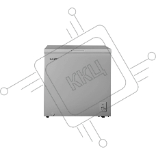 Морозильный ларь Kraft BD(W)-230SRX серебристый, 214л