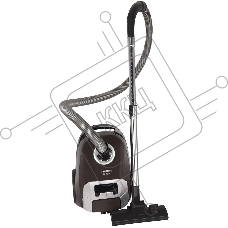 Пылесос Hyundai HYV-B4055 темно-коричневый, 380/2000 Вт, уборка сухая, пылесборник мешок 2.5 л