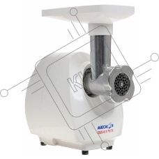 Мясорубка электрическая Аксион М25.03 белый, 1500 Вт, 1.7 кг/мин, защита от перегрузки, насадки - 5