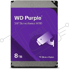 Жесткий диск Western Digital  8TB Purple (WD85PURZ) {Serial ATA III, 5640- rpm, 256Mb, 3.5
