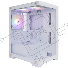 Компьютерный корпус 1STPLAYER MIKU Mi2 White / mATX / 3x120mm LED fans / Mi2-WH-3F1-W