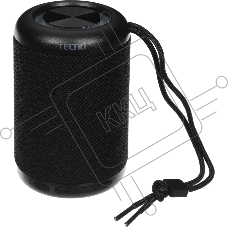 Колонка портативная Tecno S3 Square черный 3W 1.1 BT 2000mAh (S3)
